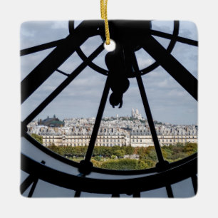 Ornement En Céramique Horloge géante en verre au Musée d'Orsay - Paris