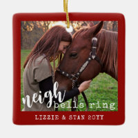 Horse Neigh Bells Ring Personalized Photo
