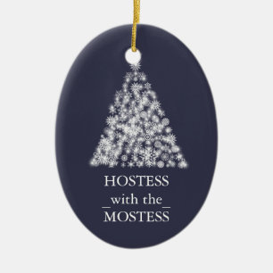 Ornement En Céramique Hôtesse avec Noël de Noël de Mostess