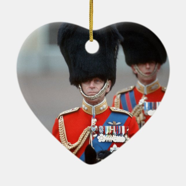 Ornement En Céramique HRH Duke d'Édimbourg (Dos)