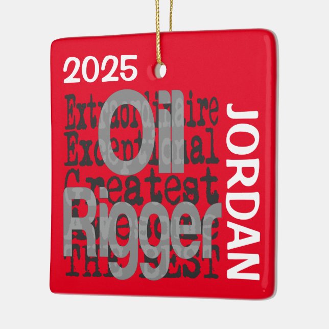 Ornement En Céramique Huile Rigger Extraordinaire CUSTOM (Gauche)