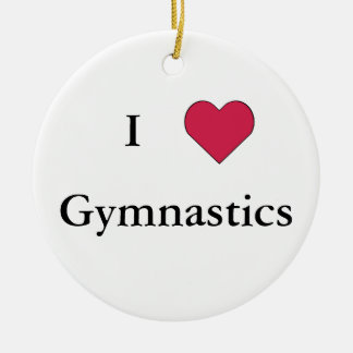 Ornement En Céramique I gymnastique de coeur