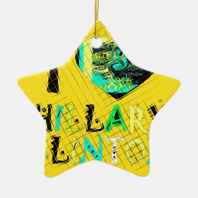 Ornement En Céramique I Heart Hillary Clinton : Graffiti Expression Art (Devant)