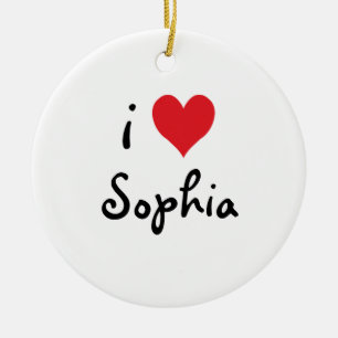Ornement En Céramique i Heart Sophia