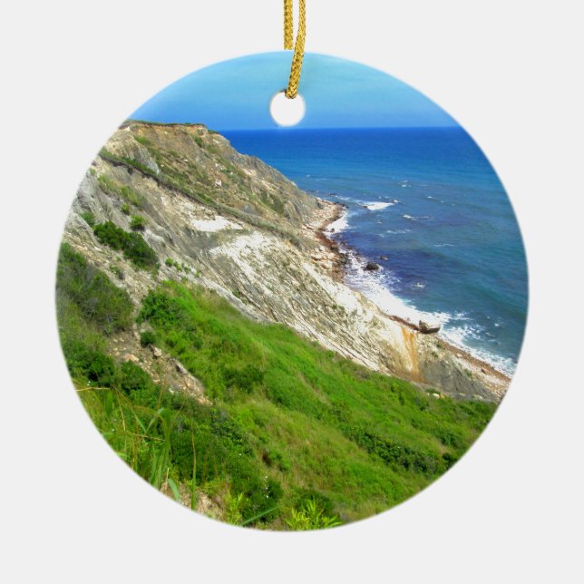 Ornement En Céramique Île de Block du sud-est de bluffs (Devant)