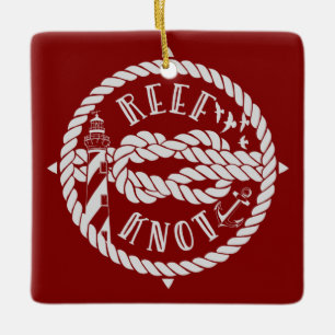 Ornement En Céramique Illustration de navigation de noeud de récif