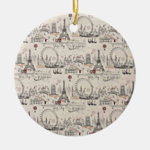 Ornement En Céramique Images d'Europe noires et blanches vintages