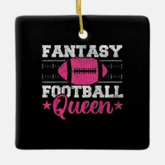 Ornement En Céramique Imaginaire Football Queen Funny Jour Imaginaire ca