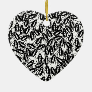 Ornement En Céramique Infesté avec des cancrelats