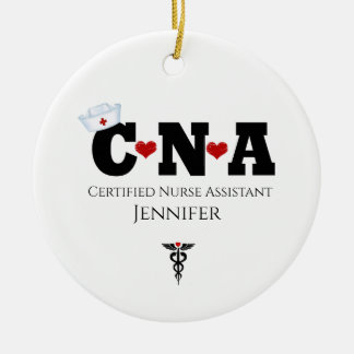 Ornement En Céramique Infirmière personnalisée CNA