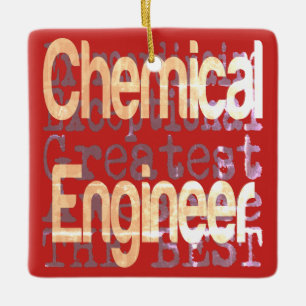 Ornement En Céramique Ingénieur chimique Extraordinaire