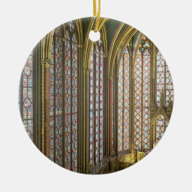 Ornement En Céramique Intérieur de la chapelle supérieure semblant est, (Devant)