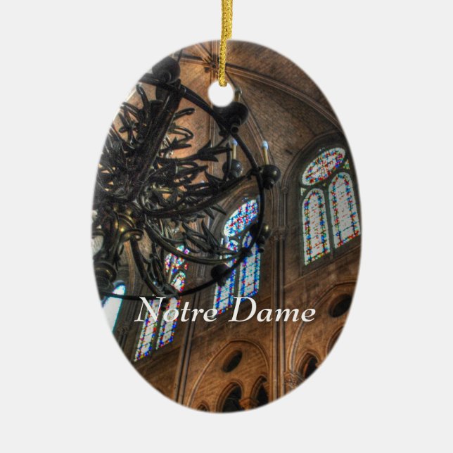Ornement En Céramique Intérieur de Notre Dame (Devant)