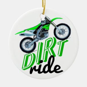 Ornement En Céramique Intoxiqués de motocross