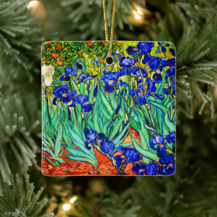 Ornement En Céramique Irises par Vincent Van Gogh