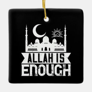 Ornement En Céramique Islam - Allah suffit