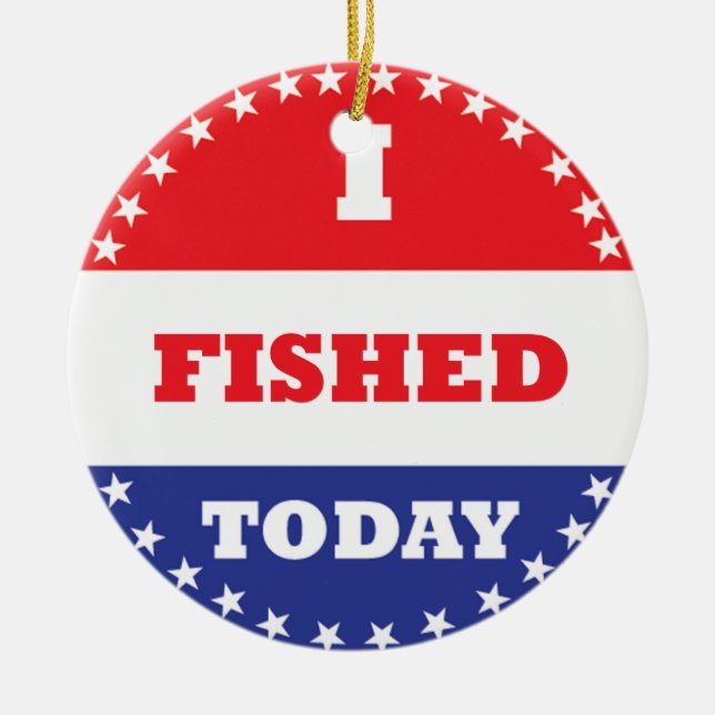 Ornement En Céramique J'ai disparu aujourd'hui (Devant)