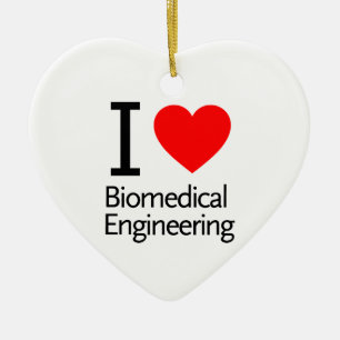 Ornement En Céramique J'aime le génie biomédical