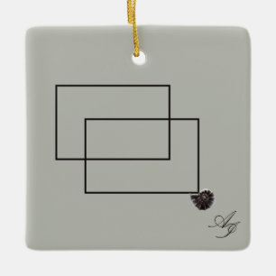 Ornement En Céramique Japandi mer vie côtière beige neutre monochrome