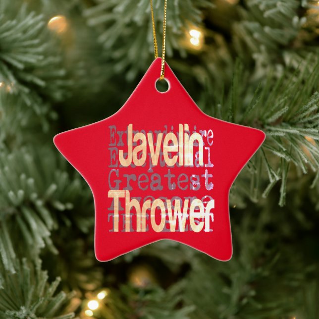 Ornement En Céramique Javelin Thrower Extraordinaire (Arbre)