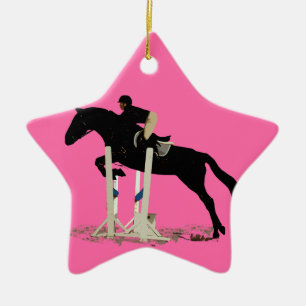 Ornement En Céramique Je sauterais plutôt ! Cheval