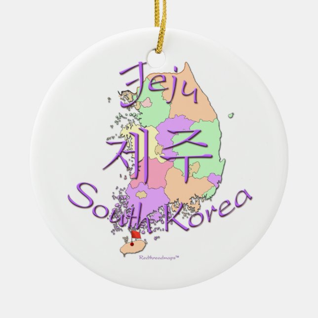 Ornement En Céramique Jeju Corée du Sud (Devant)