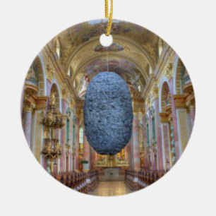 Ornement En Céramique Jesuitenkirche Wien Österreich