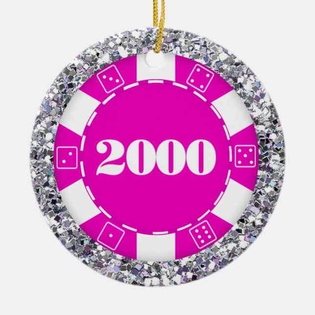 Ornement En Céramique Jeu - Vegas (Devant)