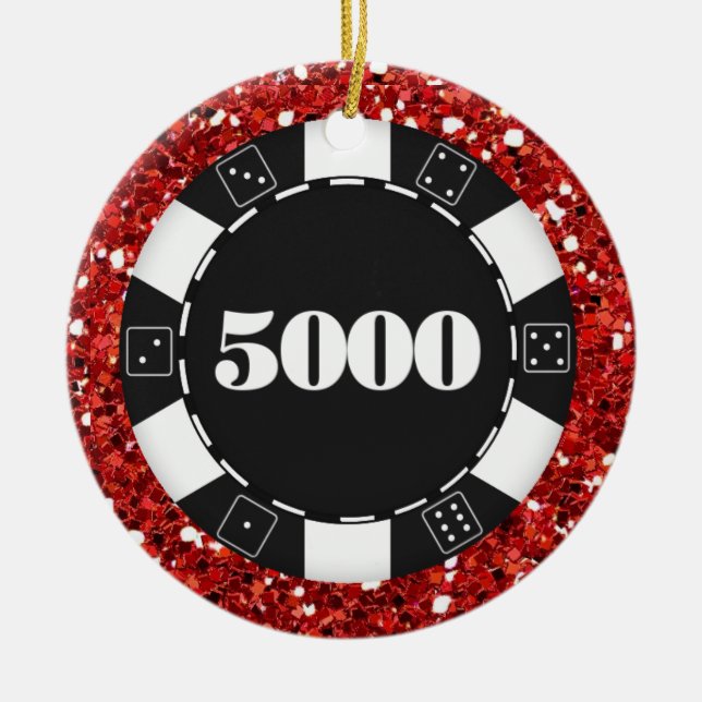 Ornement En Céramique Jeu - Vegas (Devant)