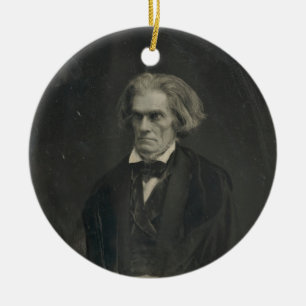 Ornement En Céramique John C. Calhoun par Mathew Brady 1849