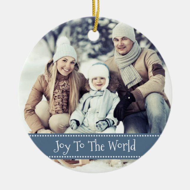 Ornement En Céramique JOIE Au Monde Conserver Une Photo De Saké Personna (Devant)