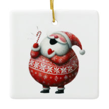 Joli Père Noël Fête festive de Noël