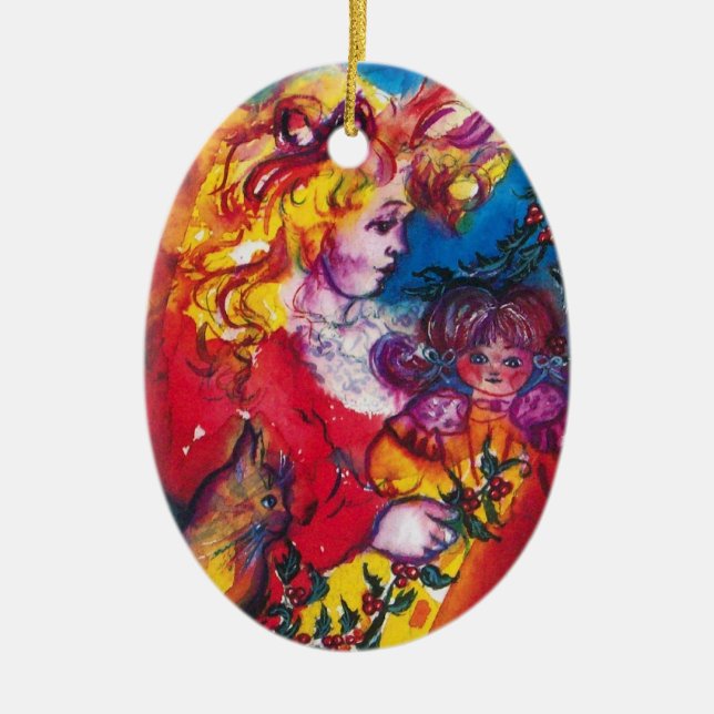 ORNEMENT EN CÉRAMIQUE JOLIE DOLL (Devant)