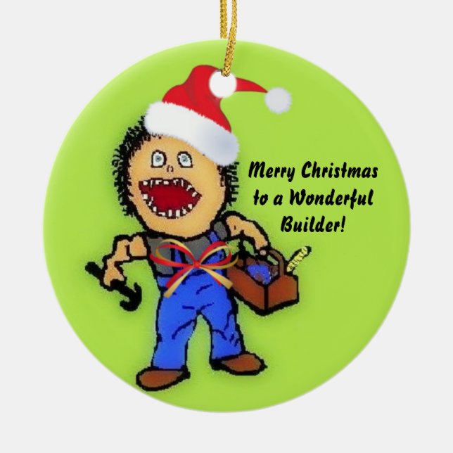 Ornement En Céramique Jory Christmas Builder (Devant)