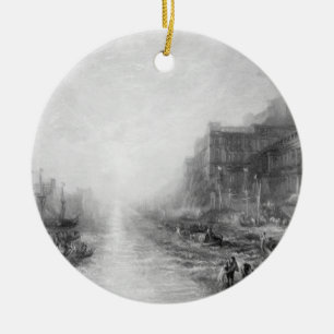 Ornement En Céramique Joseph Mallord William Turner l'embarquement de