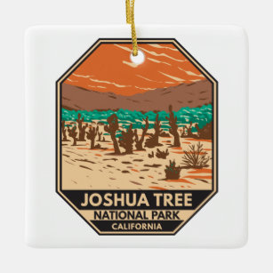 Ornement En Céramique Joshua Tree National Park Turkey Flats Sand Dunes