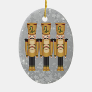 Ornement En Céramique Jouet de Noël Soldier Nutcracker