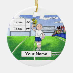 Ornement En Céramique Joueur de volleyball - mâle