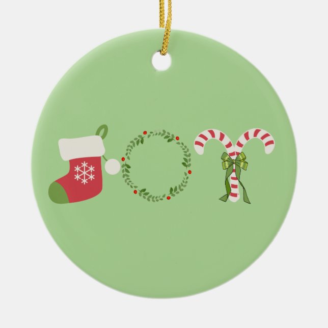 Ornement En Céramique Joy Ornament (Devant)