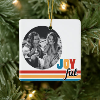 Ornement En Céramique Joyeuse photo Ornament de Noël