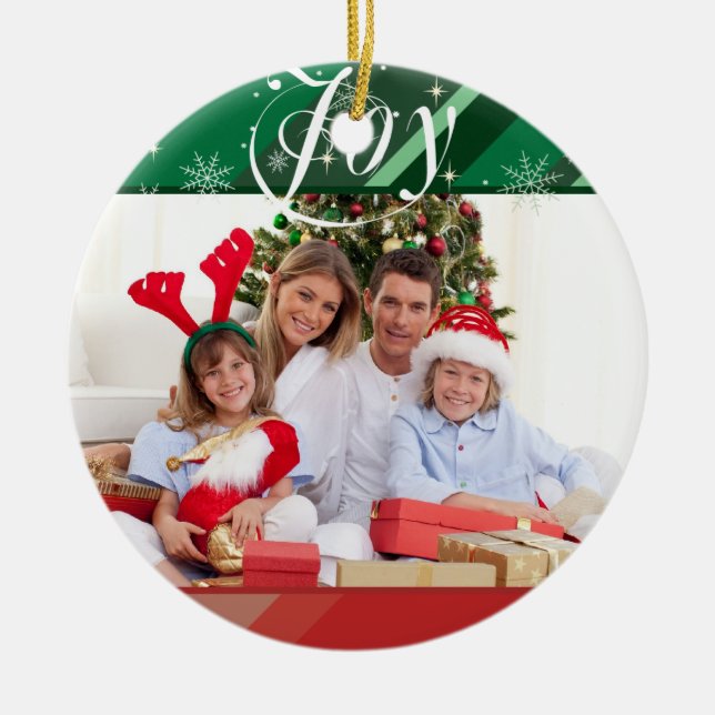 Ornement En Céramique Joyeuses vacances (Devant)