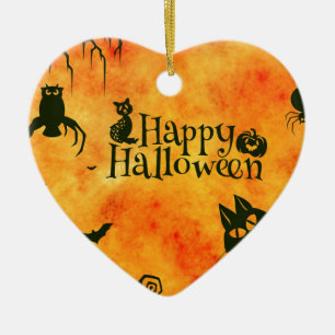 Ornement En Céramique joyeux alloween