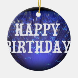 ORNEMENT EN CÉRAMIQUE JOYEUX ANNIVERSAIRE