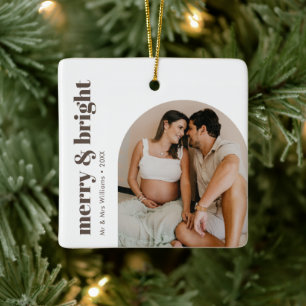 Ornement En Céramique Joyeux et brillant minimaliste Arc Cadre Boho Chic