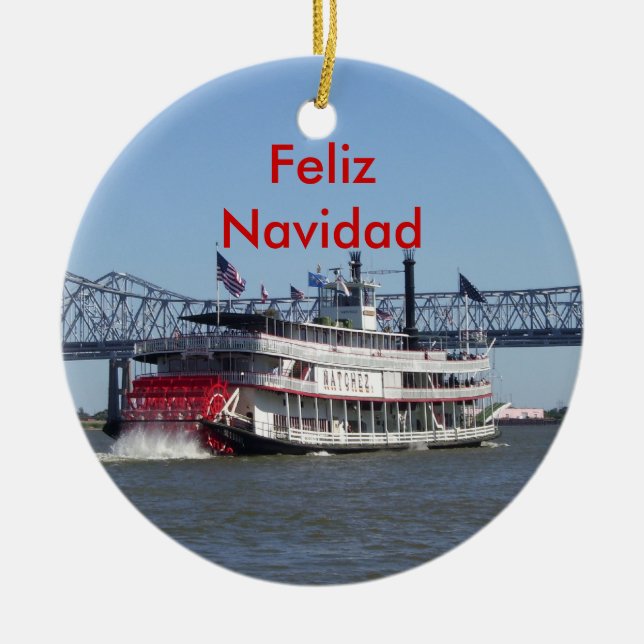 Ornement En Céramique Joyeux Noël (Devant)