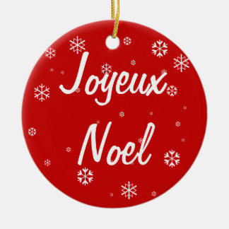 Ornement En Céramique Joyeux Noel