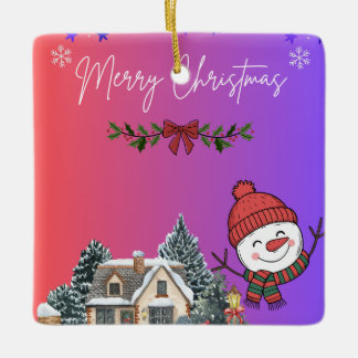 Ornement En Céramique Joyeux Noël