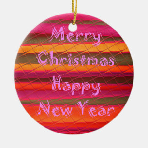 Ornement En Céramique Joyeux Noël Bonne année Collection
