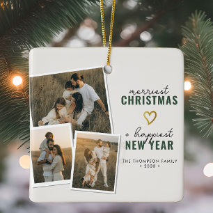 Ornement En Céramique Joyeux Noël Collection photo Boho 3 moderne