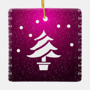 Ornement En Céramique Joyeux Noël et une bonne année !